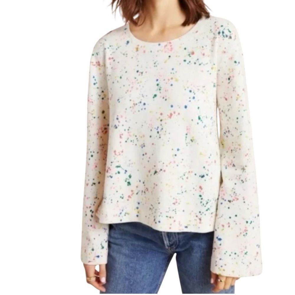 Maeve By Anthropologie Jamie
Paint Speckled Splatter
Sweatshirt Size M